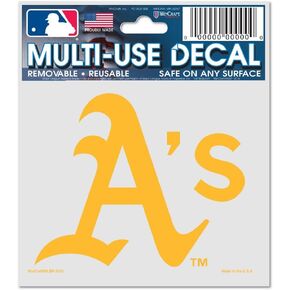 Wincraft MLB Oakland A's 84476010 Multi-Use Decal, 3" x 4" in Saudi Arabia