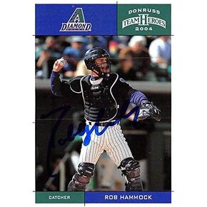 Rob Hammock autographed Baseball Card (Arizona Diamondbacks) 2004 Donruss Team Heroes #21 - Baseball Slabbed Autographed Cards in Kuwait