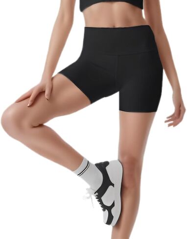 Athletic Shorts, High Waisted Yoga Dance Biker Shorts, Comfy Gymnastics Shorts(11-12 years) in Saudi Arabia
