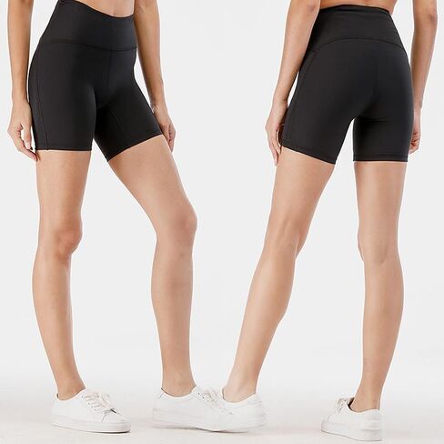 Athletic Shorts, High Waisted Yoga Dance Biker Shorts, Comfy Gymnastics Shorts(11-12 years) in Saudi Arabia