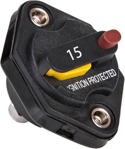 Circuit Breaker Waterproof Manual Reset Marine Panel Mount Switch Truck Boat Ship Automotive E55 40 Amp in Kuwait