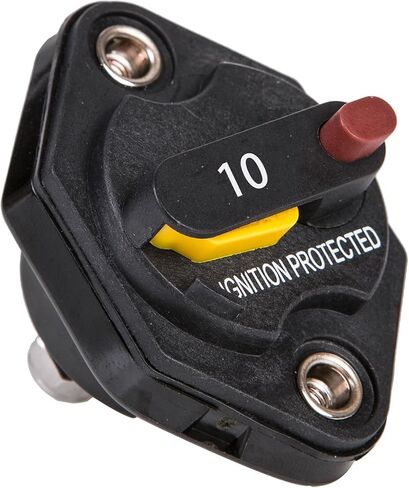Circuit Breaker Waterproof Manual Reset Marine Panel Mount Switch Truck Boat Ship Automotive E55 40 Amp in Kuwait