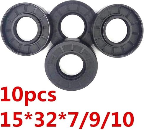 10pcs 15X32X7 15X32X9 15X32X10 15 * 32 Skeleton Oil Seal Seals Radial Shaft Seals(TC 15X32X9 NBR) in Saudi Arabia