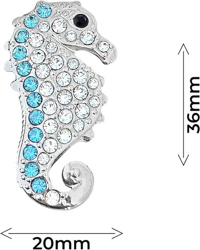 Navika Seahorse Swarovski Crystal Ball Marker with Hat Clip in Saudi Arabia