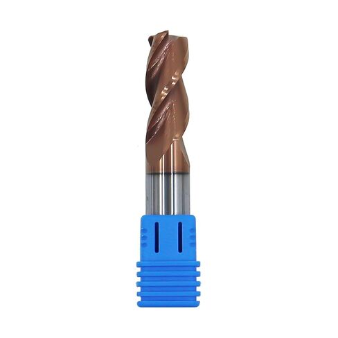 1/2in Solid Carbide Corner Radius End Mill for Aluminum,37 Degree Helix-0.060" Corner Radius,3 Flutes, ZRN Coated Bits Tool for Aluminum and Other Non-Ferrous Materials in Saudi Arabia