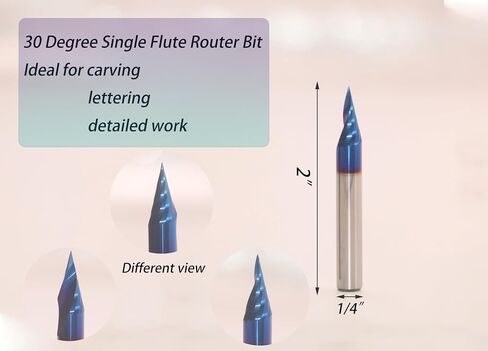 Ruhitools 5PCS CNC Spiral Router Bits Set End Mill 1/4 inch Shank 5-Piece Solid Carbide TOR5100 in Saudi Arabia