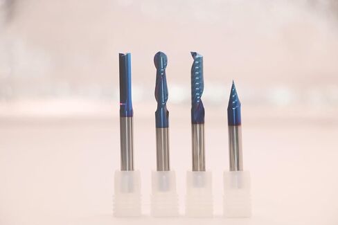Ruhitools 5PCS CNC Spiral Router Bits Set End Mill 1/4 inch Shank 5-Piece Solid Carbide TOR5100 in Saudi Arabia