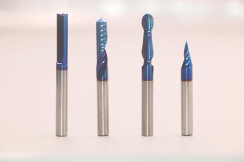 Ruhitools 5PCS CNC Spiral Router Bits Set End Mill 1/4 inch Shank 5-Piece Solid Carbide TOR5100 in Saudi Arabia
