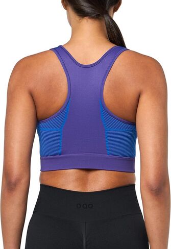 Lacoste Women's Contrast Striped Seamless Sports Bra in Saudi Arabia