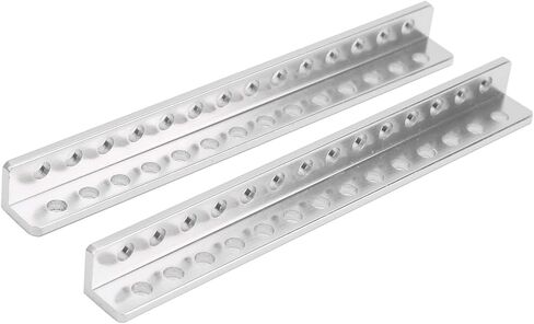 Hilitand 2PCS Robot Aluminium Beam L على شكل 14 حفرة فوقل صناعية 12 × 12 × 120 مم للاستخدام الروبوتات in Saudi Arabia