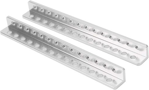 Hilitand 2PCS Robot Aluminium Beam L على شكل 14 حفرة فوقل صناعية 12 × 12 × 120 مم للاستخدام الروبوتات in Saudi Arabia