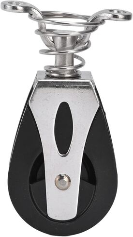 Low Friction, Extreme Durability, 1500 Lb Working Load Limit Stainless Steel Spring Nylon Pulley, Suitable for Fitness Equipment, Marine Use in Saudi Arabia