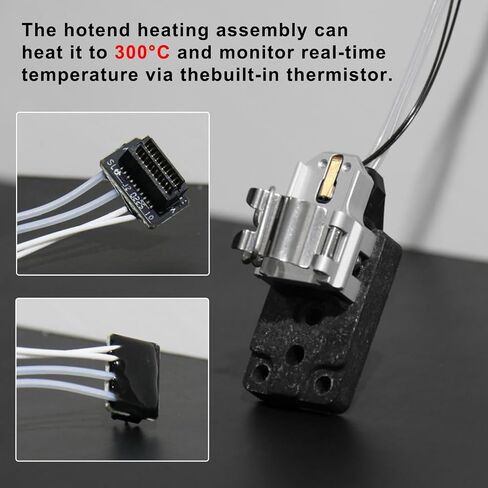 مجموعة مجموعة التدفئة الأصلية Hotend لـ Bambu Lab A1/A1mini 3D الطابعة ، A1 Series Hotend Hotend Component Mountory مع الثرمستور ، سخان سيراميك ، قاعدة ، مقطع ، مجموعة سريعة التغيير in Saudi Arabia