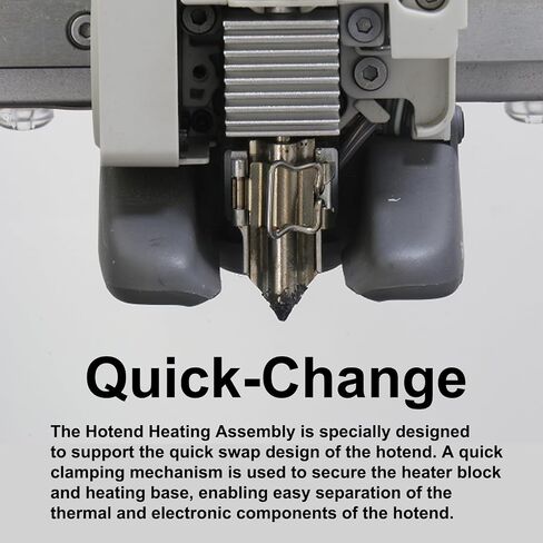 مجموعة مجموعة التدفئة الأصلية Hotend لـ Bambu Lab A1/A1mini 3D الطابعة ، A1 Series Hotend Hotend Component Mountory مع الثرمستور ، سخان سيراميك ، قاعدة ، مقطع ، مجموعة سريعة التغيير in Saudi Arabia