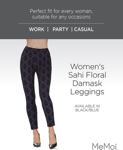 MeMoi Women's Sahi Floral Damask Leggings in Saudi Arabia