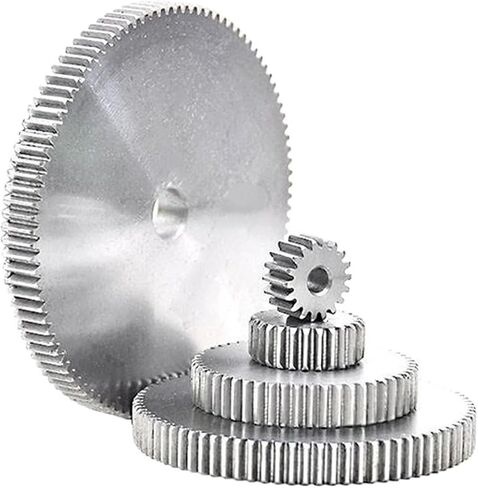 Pinion Hardware for Mechanical Rotation 1pcs 1 Mode Spur Gear 12-27 Teeth Thickness 10mm Carbon Steel Flat Spur Gear Industrial Transmission Motor Gears(23 Teeth-OD 25mm) in Saudi Arabia