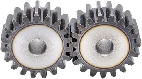 Pinion Hardware for Mechanical Rotation 1pcs 1Mod Cylindrical Spur Gear 12/13/14/15/16/17/18/19/20/21/22/23/24 Teeth Process Hole Steel Transmission Gear Tooth Pitch 3.14mm(20Teeth) in Saudi Arabia