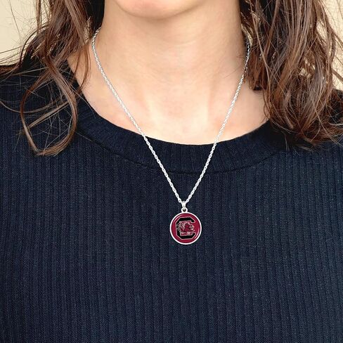 من Heart South Carolina Gamecocks Leah Netclace Jewelry Gift مرخصة من USC in Saudi Arabia