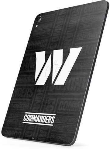 Skinit Decal Tablet Skin Compatible with iPad Pro 12.9in (2017) - Officially Licensed NFL Washington Commanders Black and White Design in Saudi Arabia