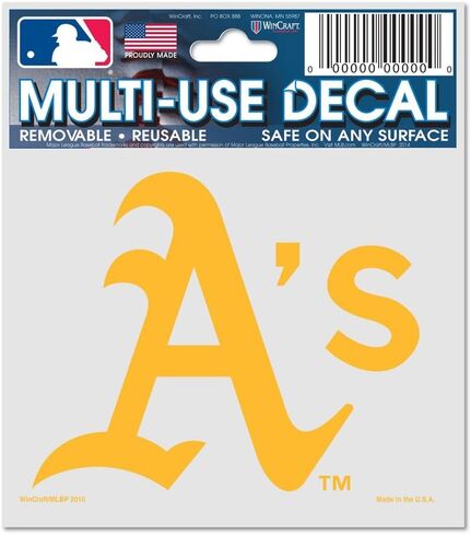 Wincraft MLB Oakland A 84476010 متعددة الاستخدامات ، 3 "× 4" in Saudi Arabia