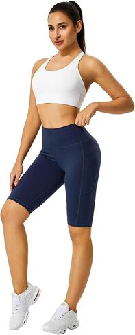 Zinmore Shorts Women High Waisted Yoga Shorts Sports Pants in Kuwait