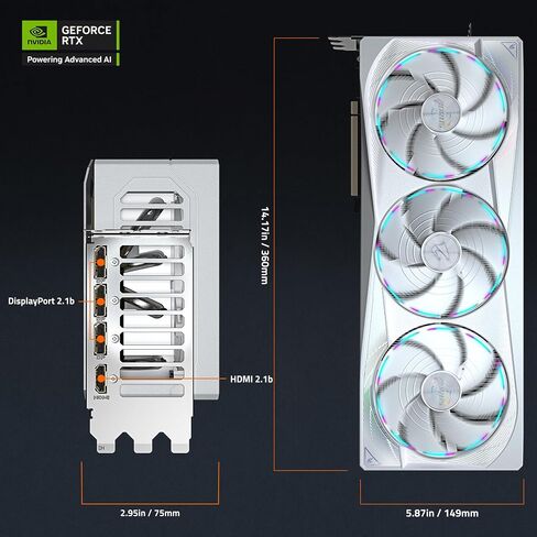 Gigabyte GeForce RTX 4080 Gaming OC 16G Graphics Card, 3X WINDFORCE Fans, 16GB 256-bit GDDR6X, GV-N4080GAMING OC-16GD Video Card in Saudi Arabia
