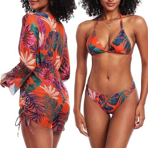 Women's Halter String Triangle Bikini Sets High Cut 2 Piece Bikini Swimsuit in Kuwait