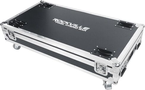 Rockville Pixel Hybrid Pack 6 Battery Bar Bar Wash/Strobe/Blinder Light Strips (6) ، RGB 5050 LEDs ، DMX اللاسلكي ، بطارية لمدة 10 ساعات ، حالة شحن ، للدي جي وإضاءة المسرح in Saudi Arabia
