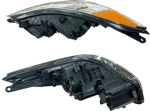 Headlight Assembly Compatible with 2011 2012 2013 Hyundai Elantra w/Bulbs Halogen Headlamp(Left and Right) in Kuwait