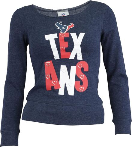 Outerstuff NFL Teams Youth Girls Slouchy Shoulder Sweatshirt (7-16) in Saudi Arabia
