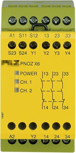 PNOZ X6 24VAC 774729 Safety Relay مختومة في صندوق 1 سنة ضمان in Saudi Arabia