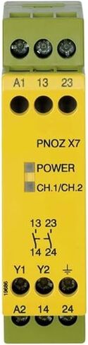PNOZ X7 120VAC 774055 Safety Relay Sealed in Box 1 Year Warranty in Saudi Arabia