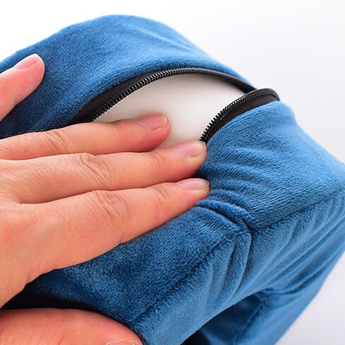 GREUS Heel Pillow Protectors for Pressure Sores Ulcer Heel Pain Relieve Cushion Anti Bed Sore Pad Foot Elevation Pillow Wedge Support Leg Rest Ankle Elevator for Elderly Bedridden Patients Sleeping in Saudi Arabia
