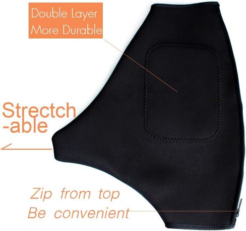 Neoprene Cover for Hi-Lift Jack & Other Farm Jacks | Easy to Cover | More Thick& Durable - Black in Saudi Arabia