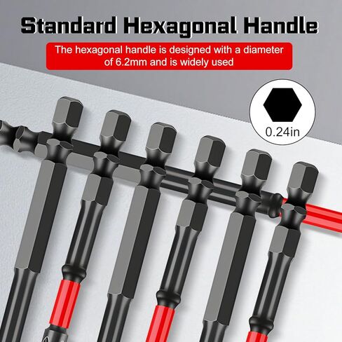 FPH2 Bits,FPH2 Screwdriver,FPH2 Impact Screwdriver Bit Set - S2 Steel 65mm & 110mm Slotted Heads 1/4 Inch Hex Shank,CNC Machined Tips with Magnetism,Cross Slot Screw Driver Drill Bits(10pcs) in Kuwait
