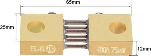 Shunt Resistor 400A 75mV for DC Current Ammeter Analog Panel Meter External FL-19 Shunt Divider 1Pcs in Saudi Arabia