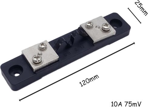 Shunt Resistor for DC 10A 15A 20A 30A 40A 50A 75mV Current Meter Ammeter 1Pcs(10A 75mV) in Saudi Arabia
