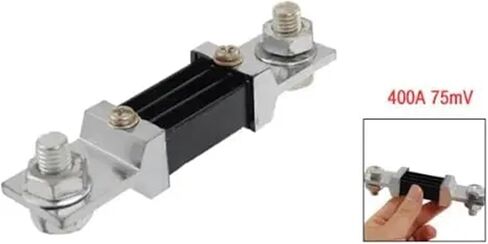 FL-2 Current Shunt Resistor for Ampere Panel Meter 400A 75mV DC Current Measuring Shunt Resistor 1Pcs in Saudi Arabia