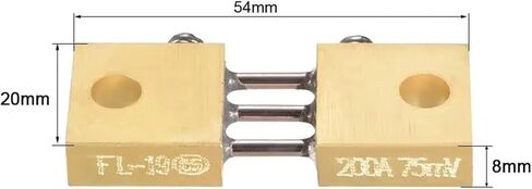 Shunt Resistor 200A 75MV لـ DC Current Ammeter Tenshlog Meter FL-19 Divider 1PCS in Saudi Arabia