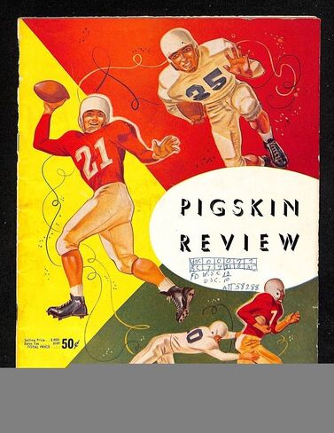 1952 Washington State v USC Football Program 9/29 LA Coliseum 89079b57 - College Programs in Saudi Arabia
