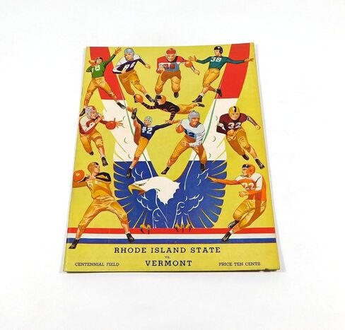 1942 Rhode Island at Vermont College Football Program 9-19-42 - College Programs in Saudi Arabia