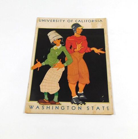 1931 California vs Washington State College Football Program 10-17-31 - College Programs in Saudi Arabia