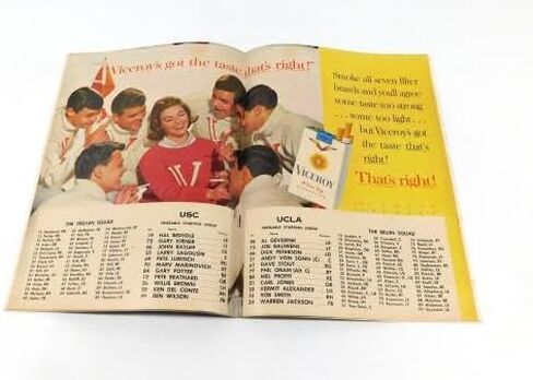 1962 USC at UCLA College Football Program 11-24-62 - College Programs in Saudi Arabia