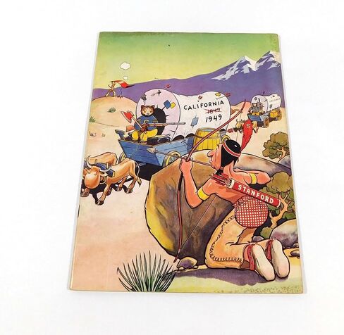 1949 California at Stanford College Football Program 11-19-49 - College Programs in Saudi Arabia