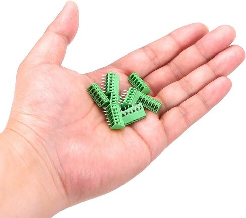 Meccanixity 30pcs 6-pin pcb mount terminal block connectors 2.54mm/0.1inch pitch circuit circlains for home mapperiances ، projects Industrial in Saudi Arabia