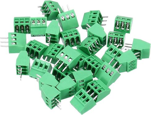 Meccanixity 30pcs 6-pin pcb mount terminal block connectors 2.54mm/0.1inch pitch circuit circlains for home mapperiances ، projects Industrial in Saudi Arabia