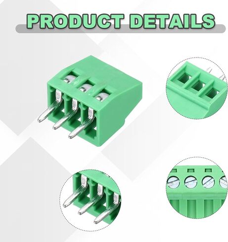 Meccanixity 30pcs 6-pin pcb mount terminal block connectors 2.54mm/0.1inch pitch circuit circlains for home mapperiances ، projects Industrial in Saudi Arabia