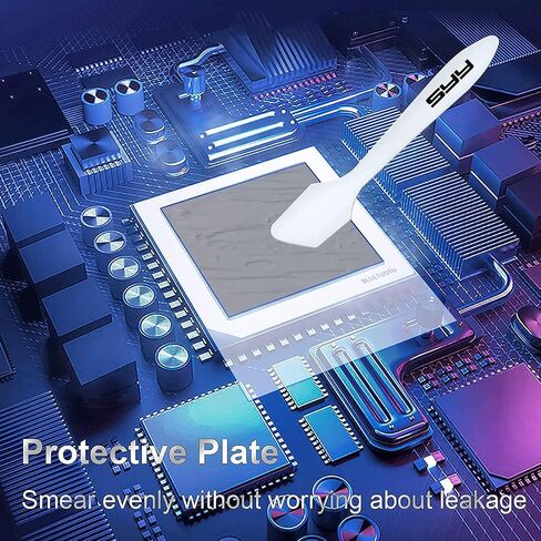 Thermal Paste, SYY 2 Grams CPU Paste Thermal | Carbon Formula; Fast Heat Transfer; CPU/GPU Compatible; Easy Application; Reliable Cooling in Kuwait