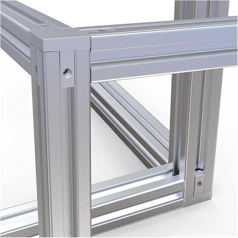 8pcs 3 الطريق موصل قوس الزاوية 2020 3030 4040 Silver for t slot slot profession profile with procks (3030) in Kuwait