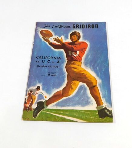 1938 UCLA at California College Football Program 10-15-38 - College Programs in Saudi Arabia